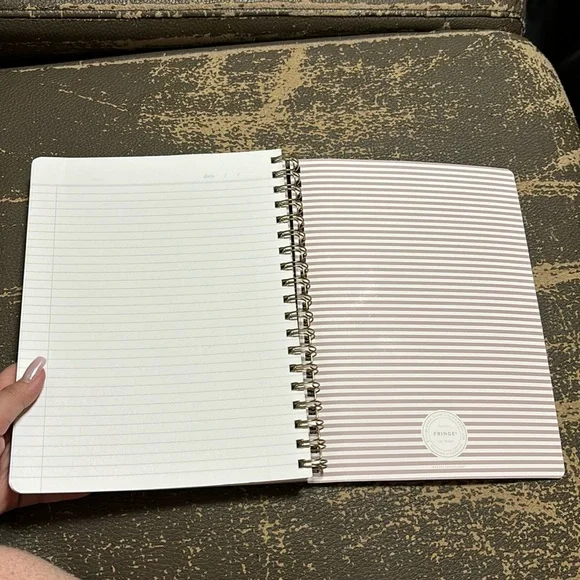 Caslon Grey color spiral notebook - Picture 3 of 3